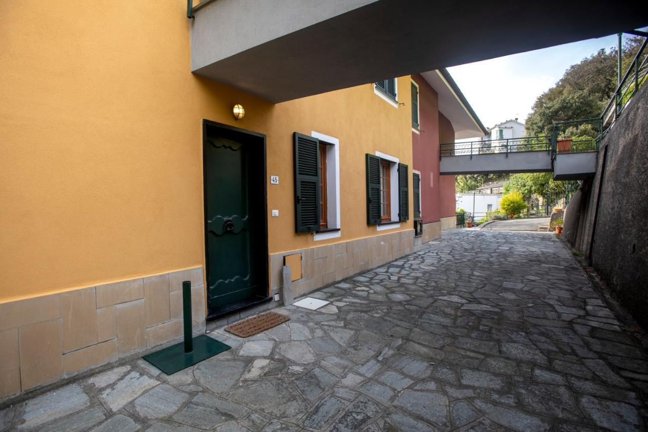080 - La Villa Storica Il Vigneto 45B, Terrazza Sul Mare - Parcheggio Privato Gratis Moneglia Exterior photo