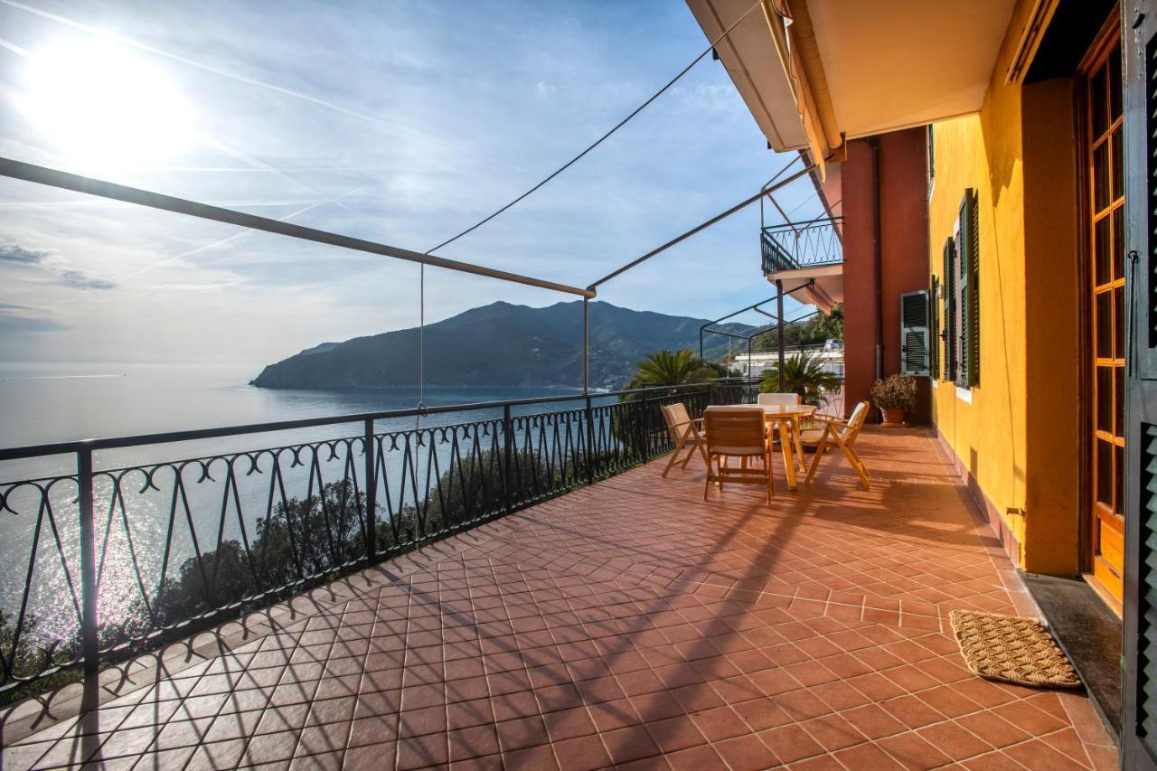 080 - La Villa Storica Il Vigneto 45B, Terrazza Sul Mare - Parcheggio Privato Gratis Moneglia Exterior photo