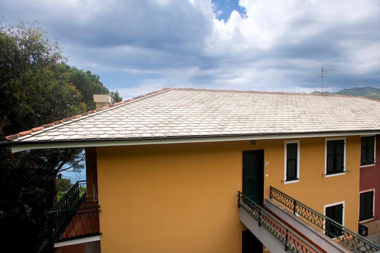 080 - La Villa Storica Il Vigneto 45B, Terrazza Sul Mare - Parcheggio Privato Gratis Moneglia Exterior photo